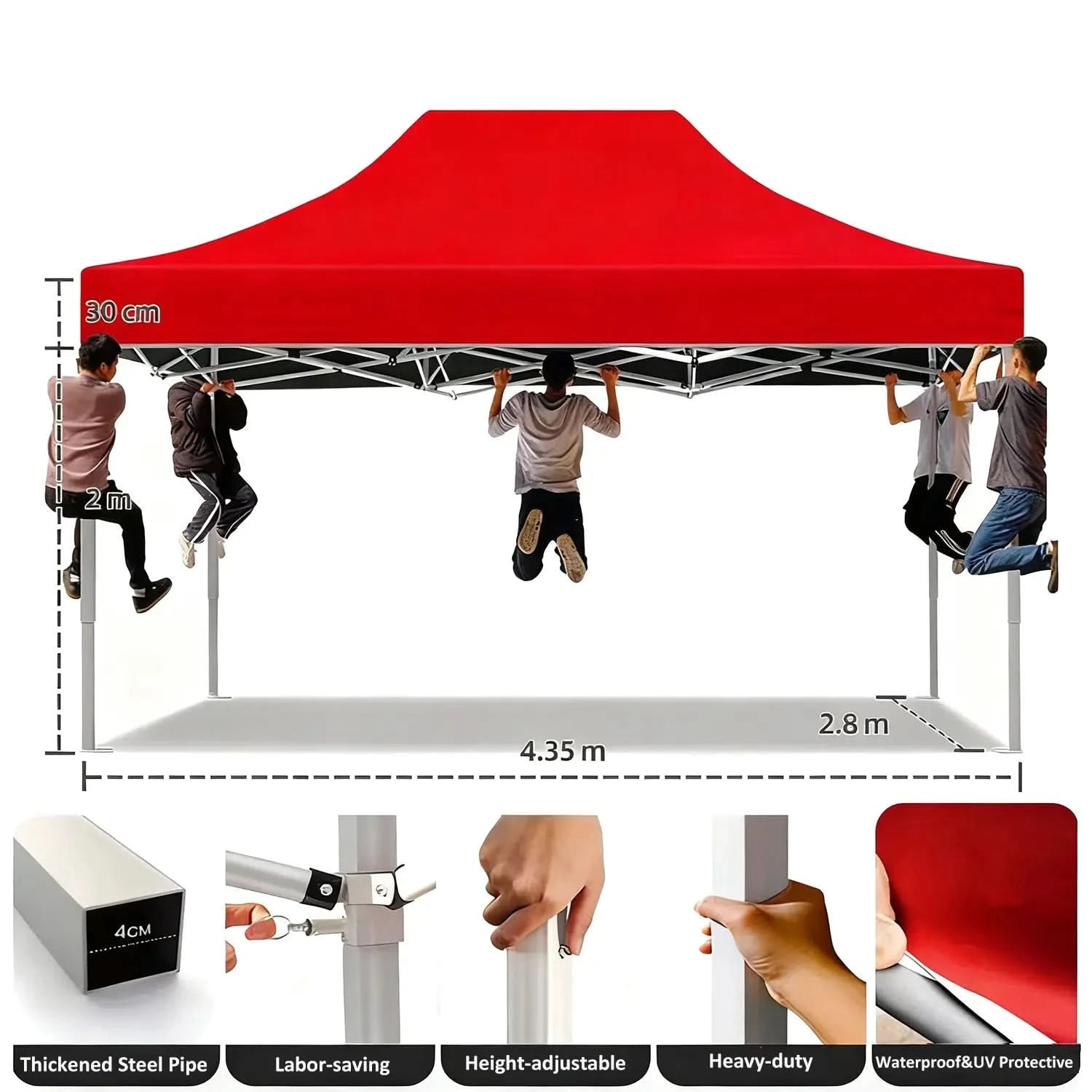 Pyrasun UV-blocking outdoor canopy for sun protection