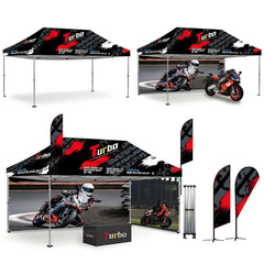Sturdy 10x15ft pop-up canopy tent for exhibitions