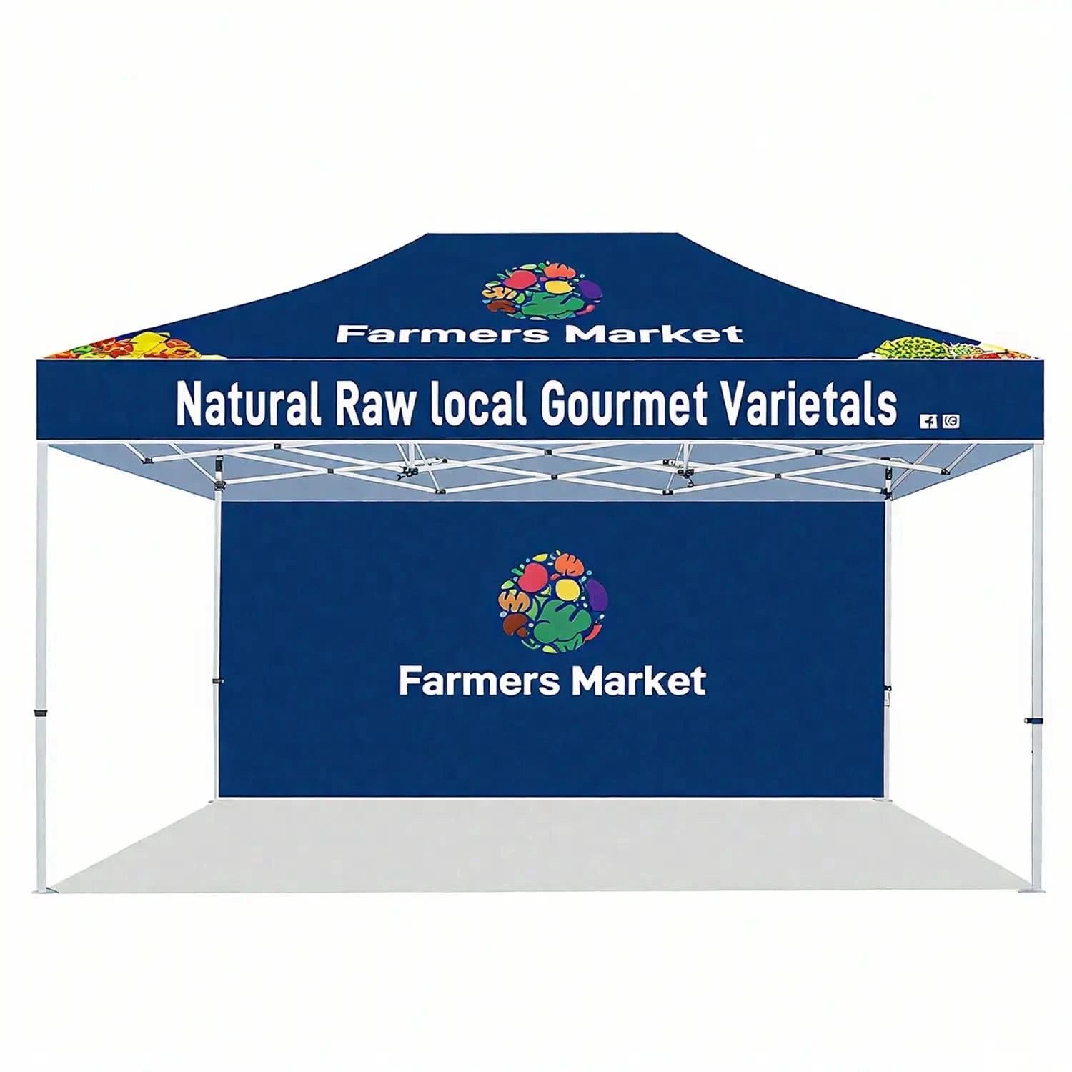 Affordable 10x15ft blue canopy tent for outdoor use