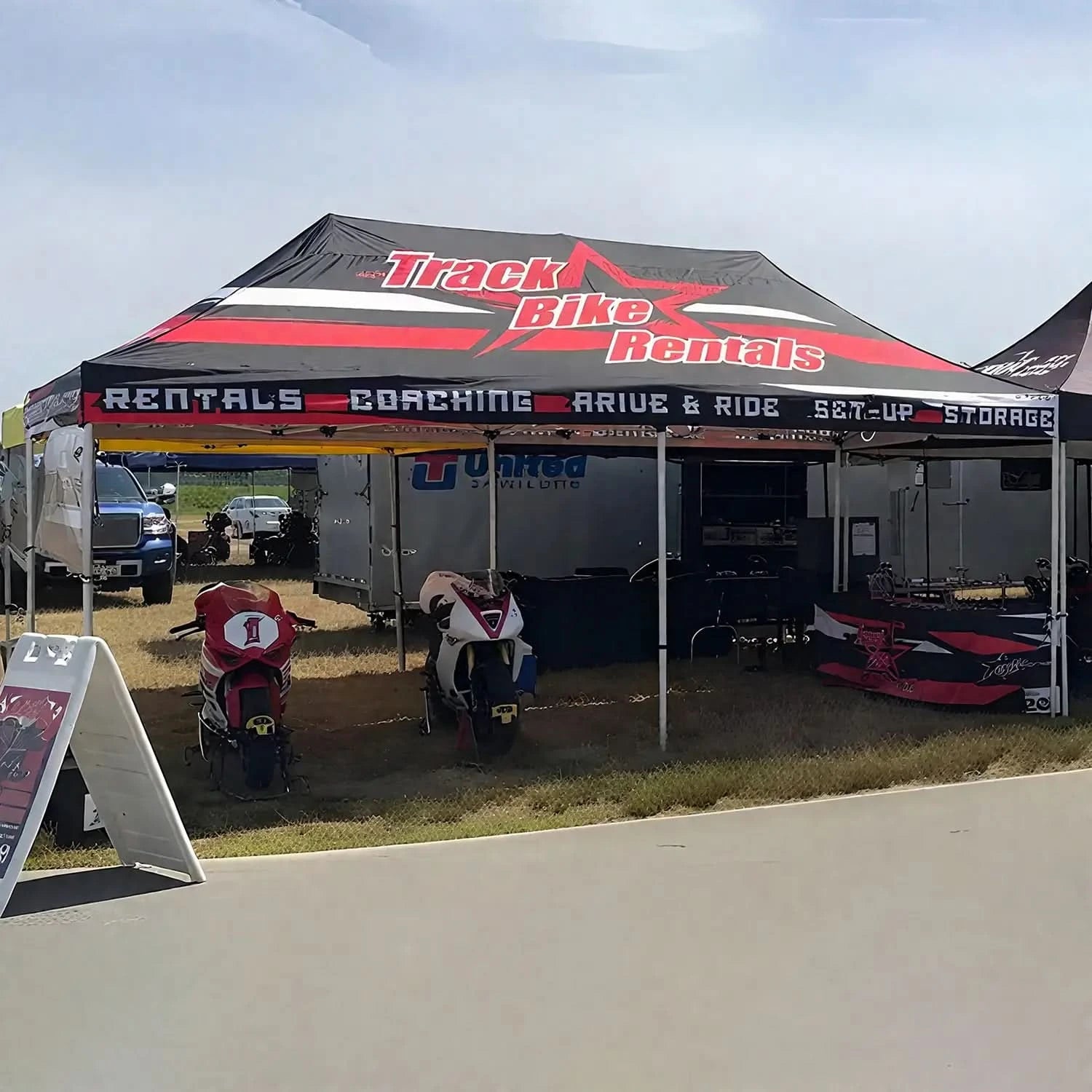 High-Quality 10x20ft Pyrasun Tent with Diamond Structure