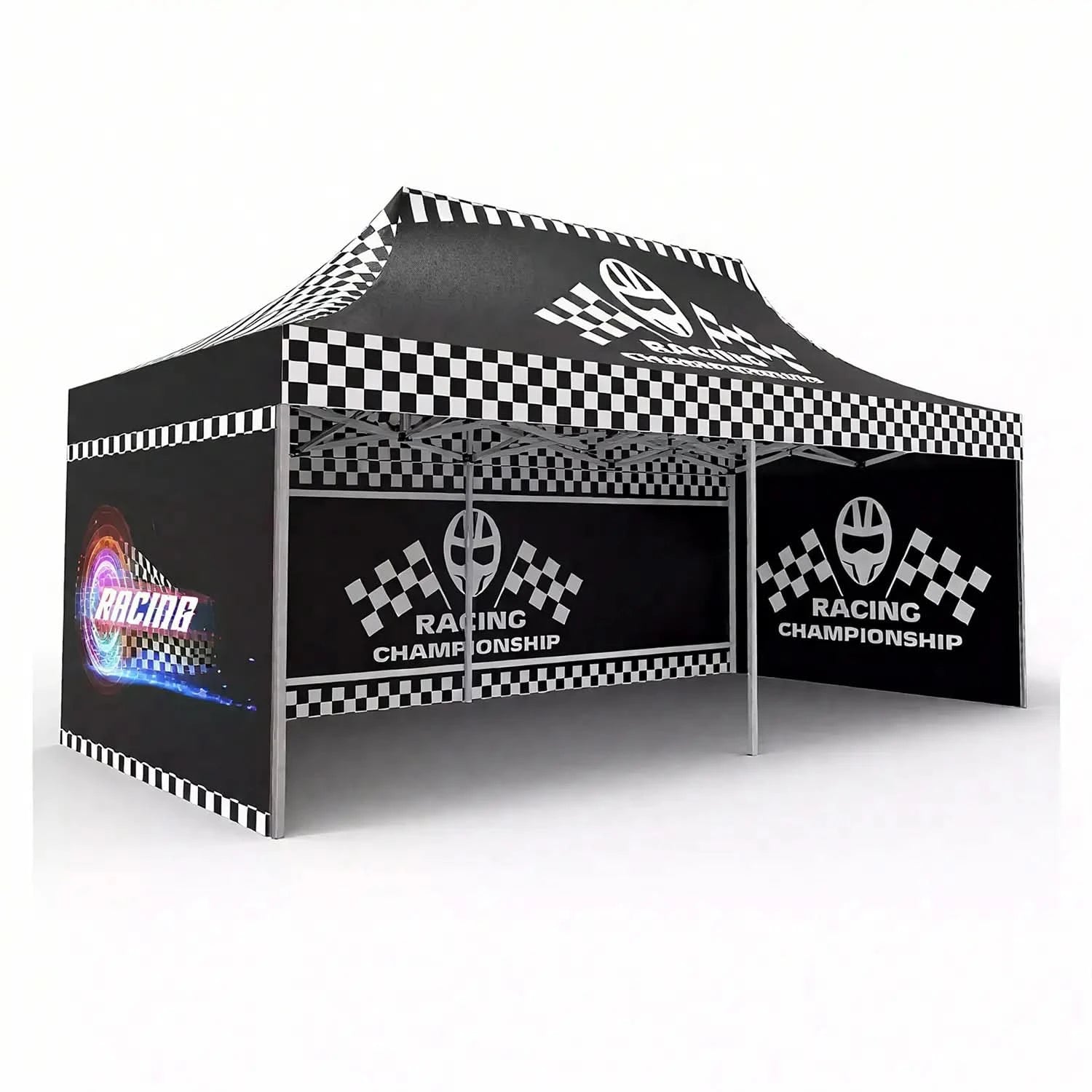 10x20ft Pyrasun Tent with Heavy Duty Diamond Steel Frame for Events