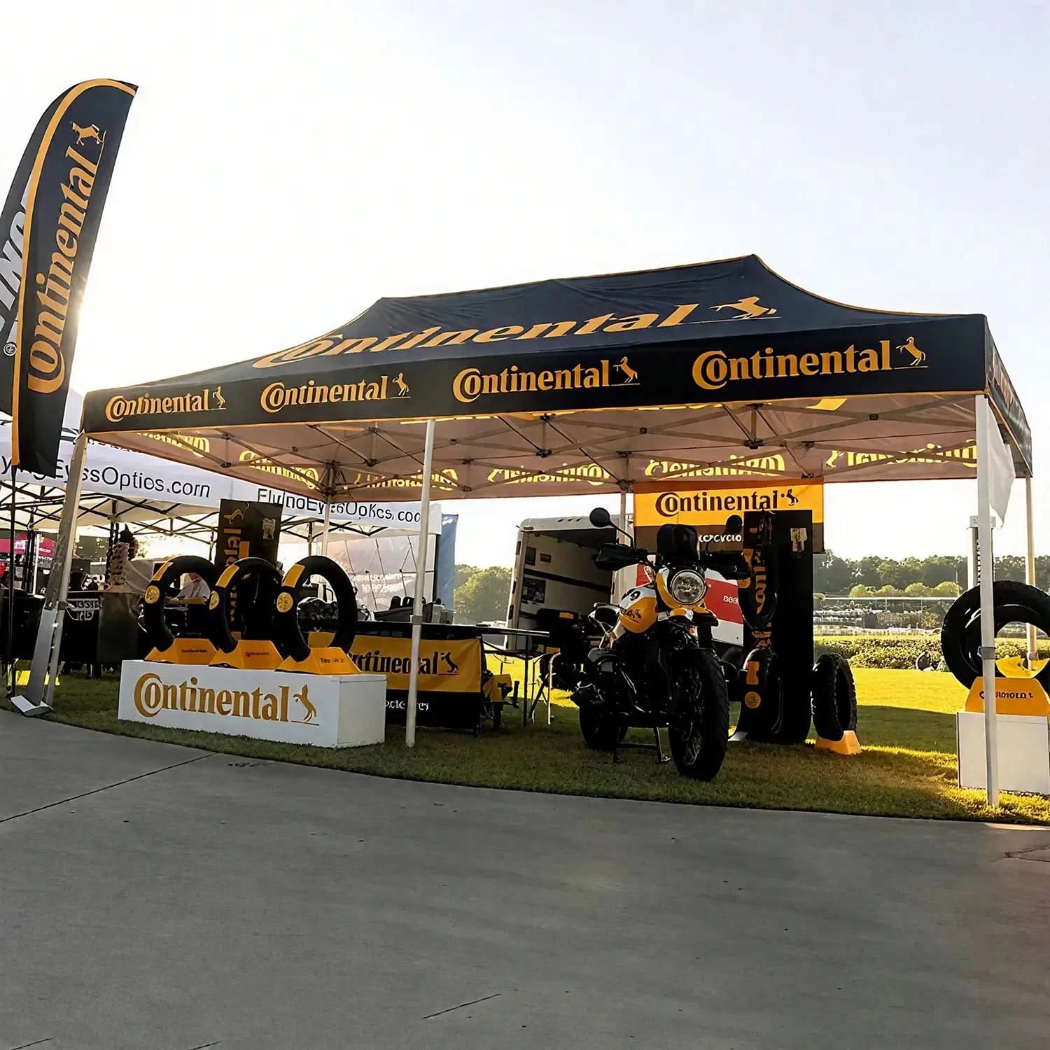 Heavy-duty 10x20ft steel frame outdoor event tent