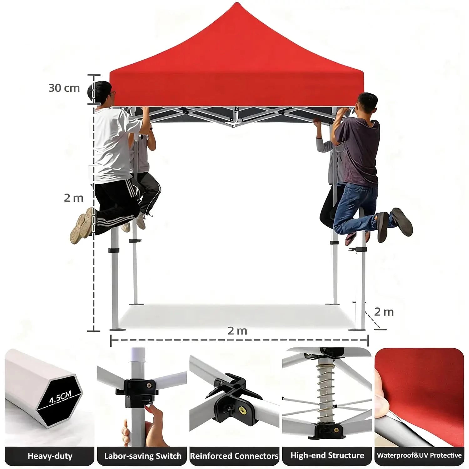 Premium sunshade canopy for protection against harsh sun