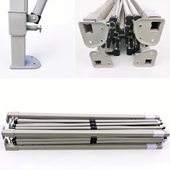 Square Steel Frame for Pop-Up Tent with Foldable Design, Showing the Tent's Structure and Frame Parts
