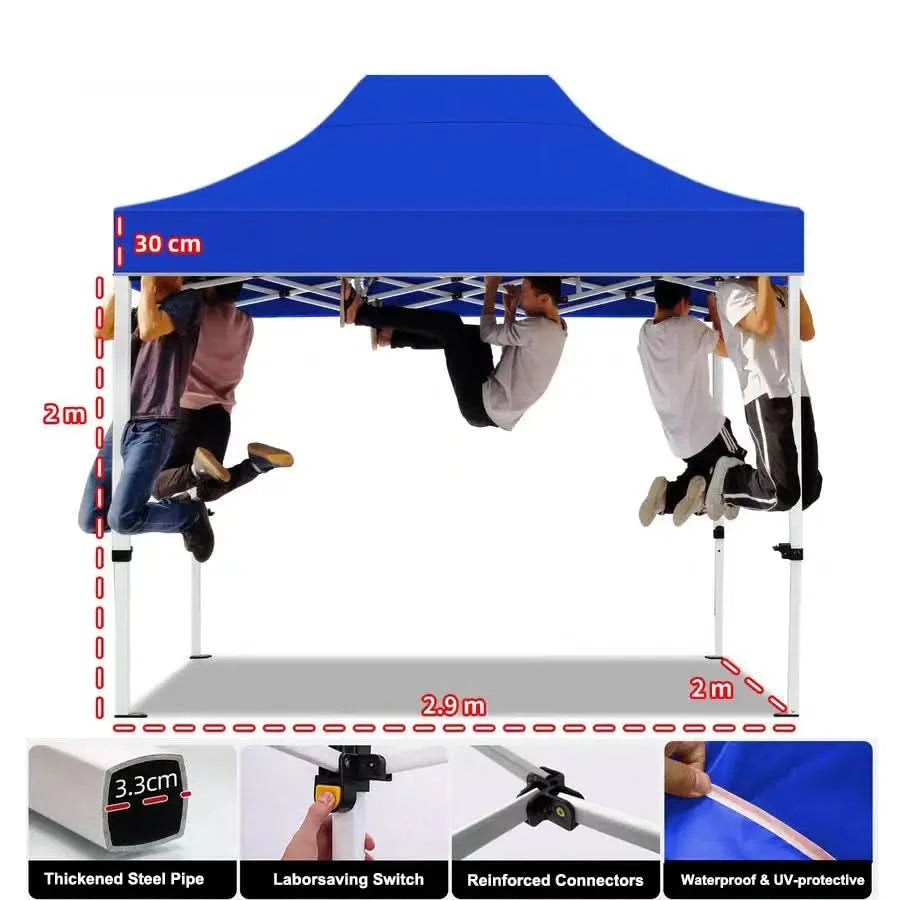 Durable 10x6.5ft outdoor canopy for large gatherings