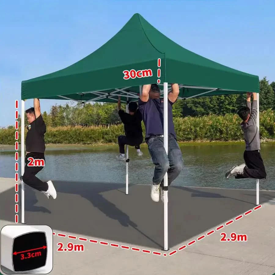 Portable 10x10ft sunshade canopy for outdoor markets and exhibitions