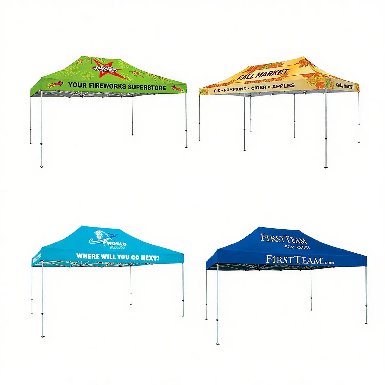 10x15ft commercial-grade outdoor canopy for markets