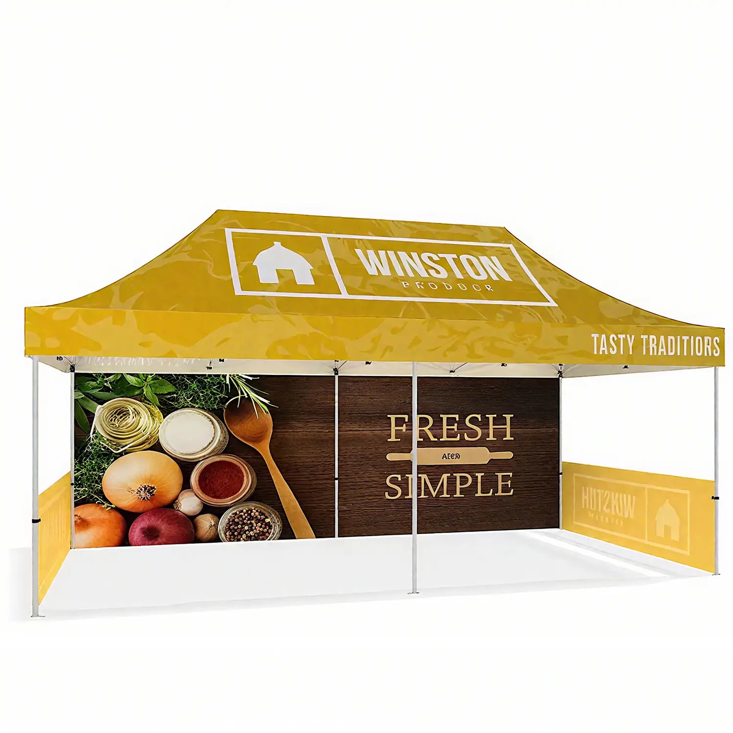 Pyrasun 10x20ft Commercial Tent for Trade Shows and Exhibitions