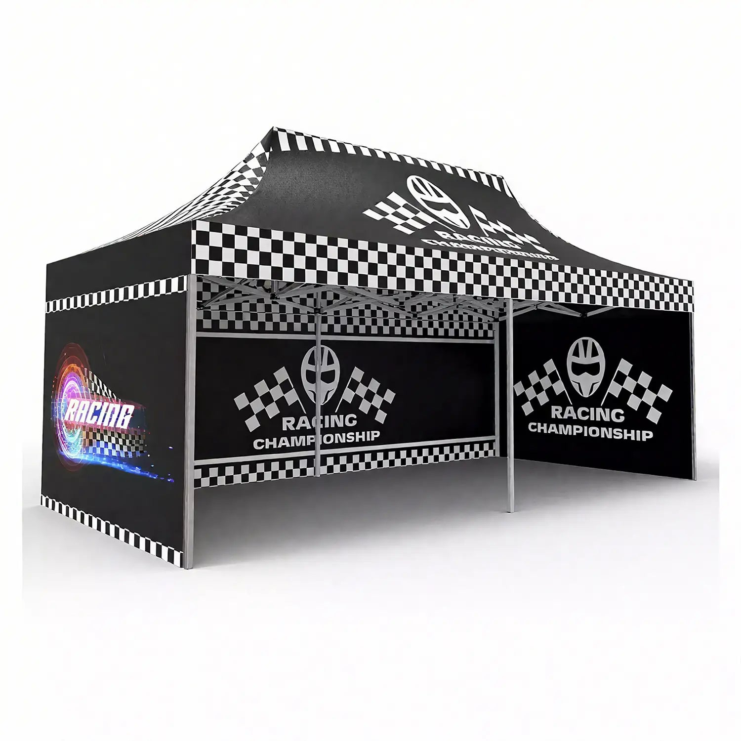 10x20ft Pyrasun Tent with Heavy Duty Diamond Steel Frame for Events