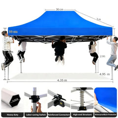 Durable 10x15ft outdoor canopy for festivals and markets