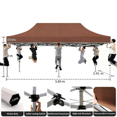 10x20ft folding canopy for sun and rain protection