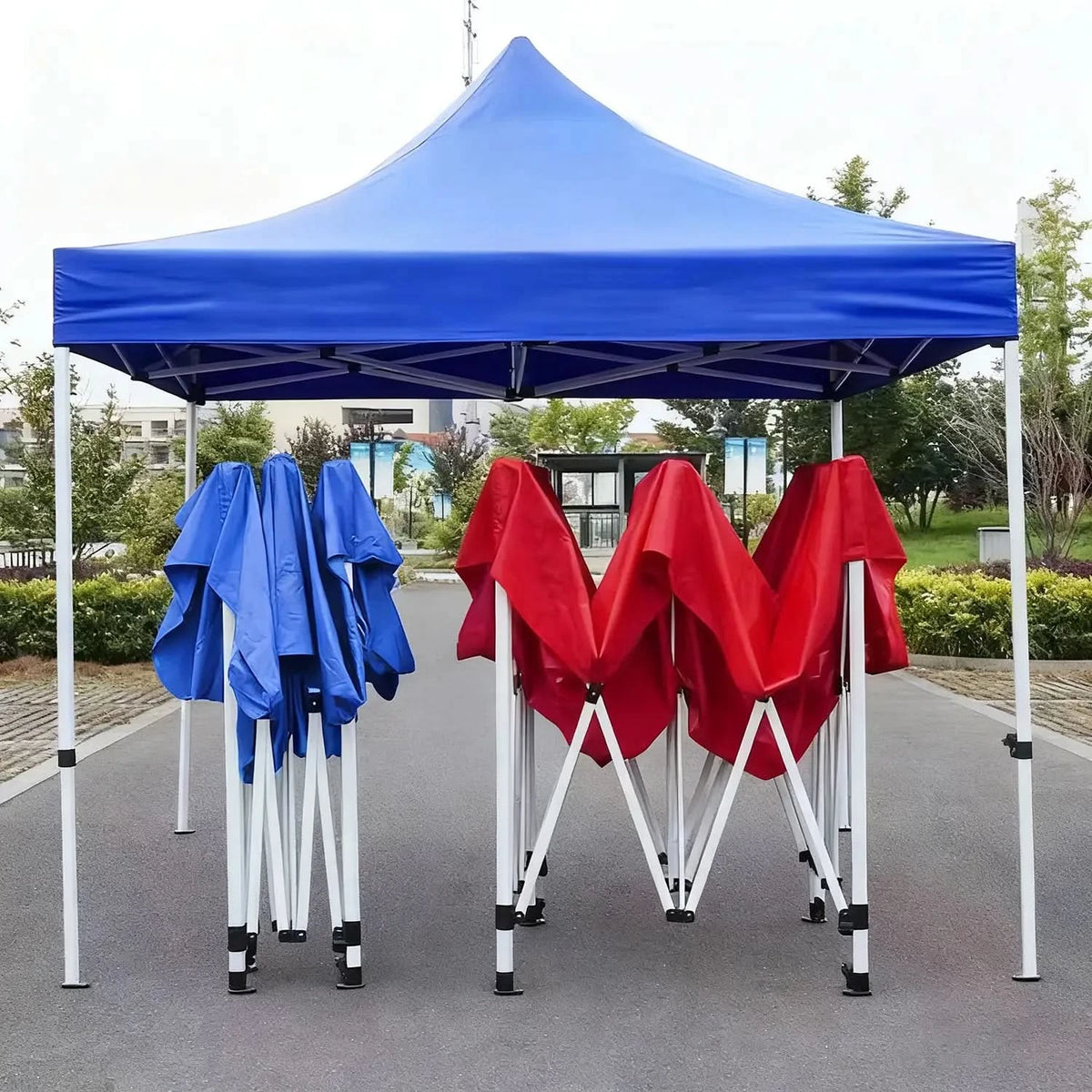 UV-blocking 10x10ft sunshade canopy for parks and beaches