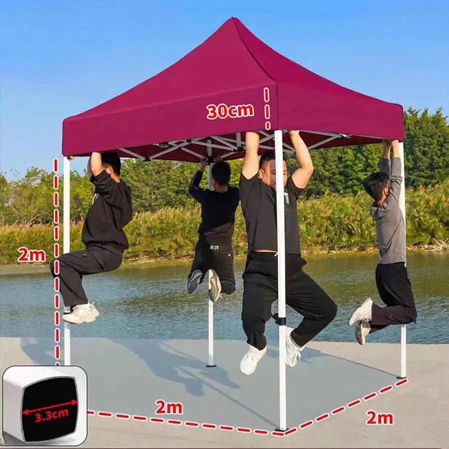 Portable UV-resistant canopy for picnics and outdoor adventures