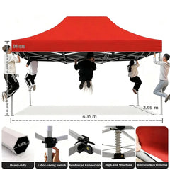 10x15ft canopy tent with sun protection for large events