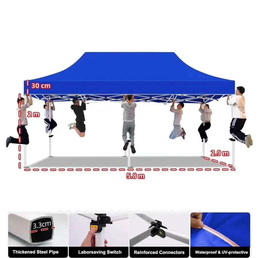 10x20ft durable sunshade canopy for public events and trade shows