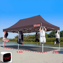 Customizable 10x20ft sunshade tent for fairs and community events